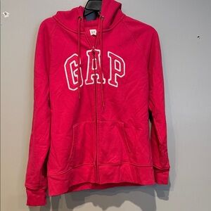 GAP Kids Vibrant Red Zip-Up Hoodie